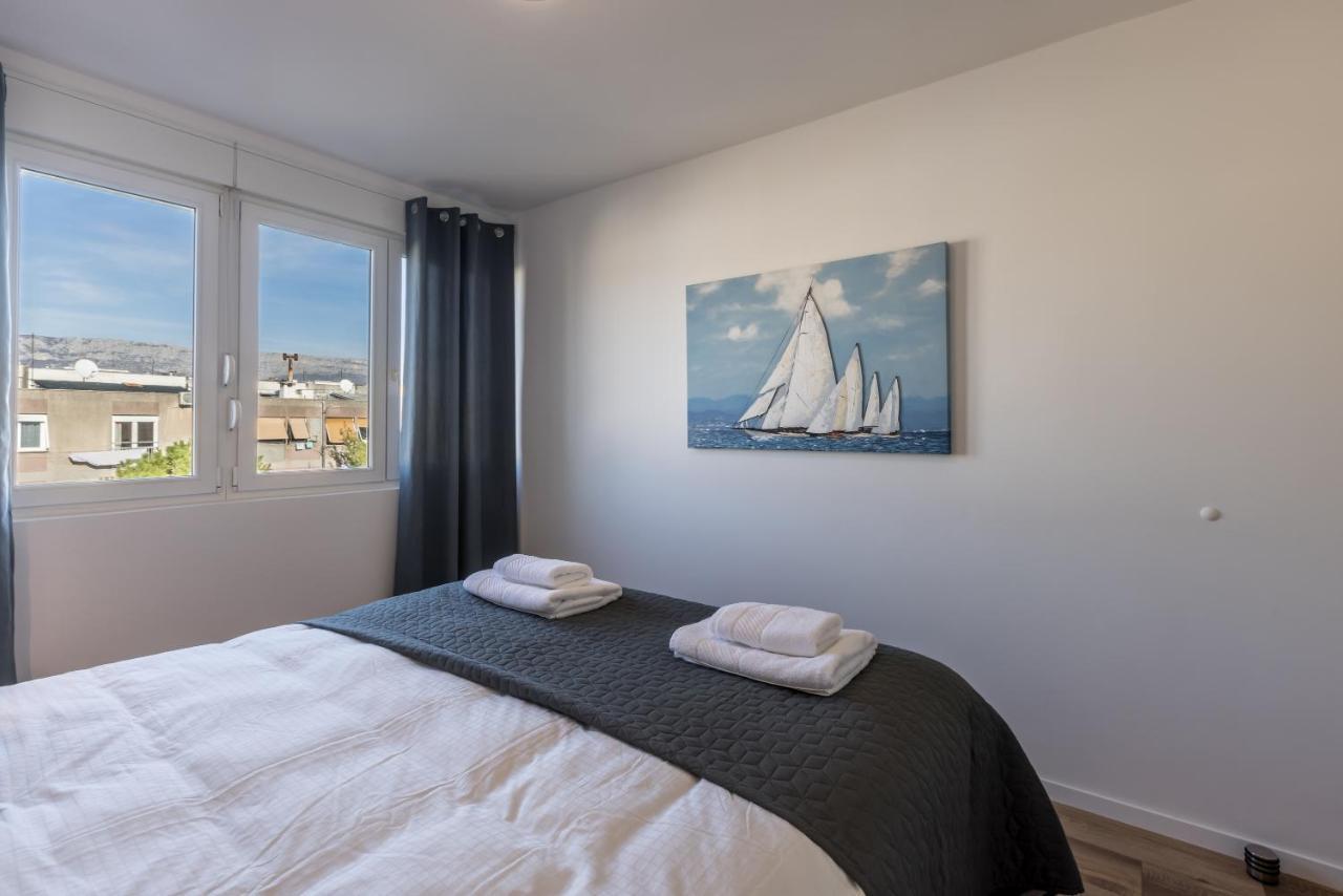 Sundowners Apartment, 52Qm, Double & Single Bed, 10 Min From Old Town Of 스플리트 외부 사진
